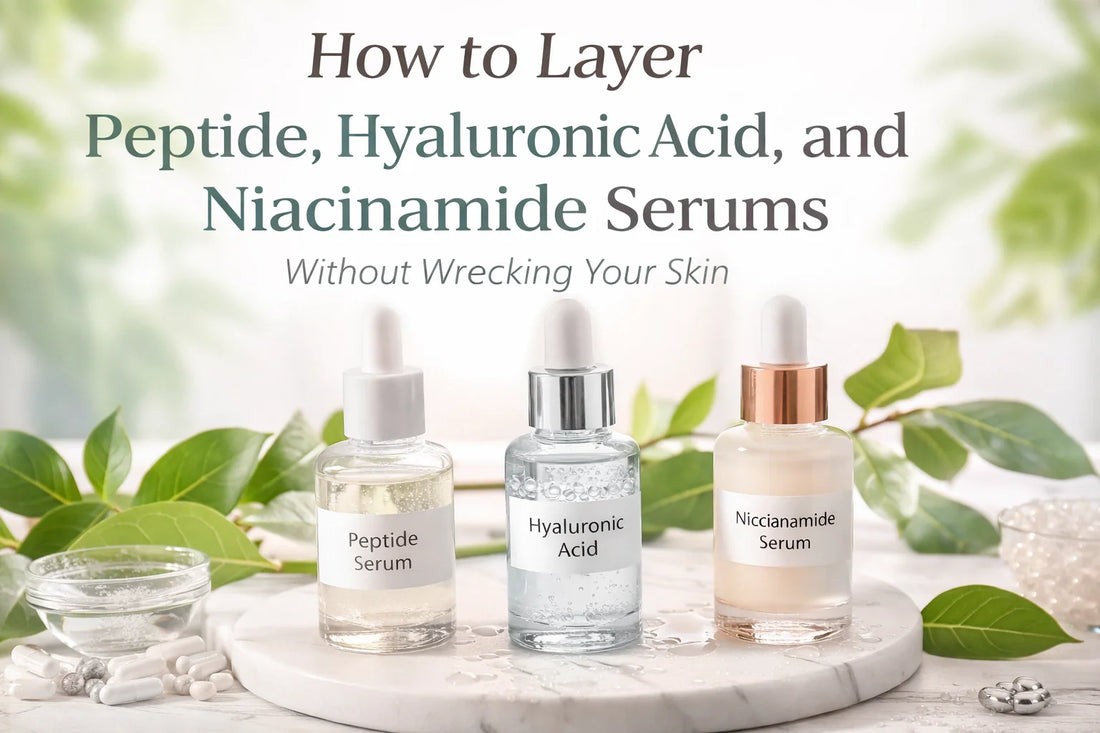 How to Layer Peptide, Hyaluronic Acid, and Niacinamide Serums Without Wrecking Your Skin