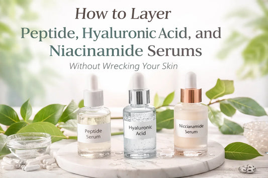 How to Layer Peptide, Hyaluronic Acid, and Niacinamide Serums Without Wrecking Your Skin